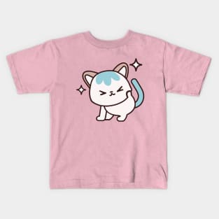 cute cat cartoon Kids T-Shirt